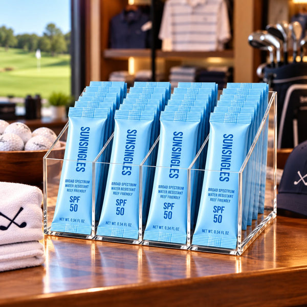 Golf Tournament Tee Gifts: Why Sunscreen Packets Belong in Every Gift Bag