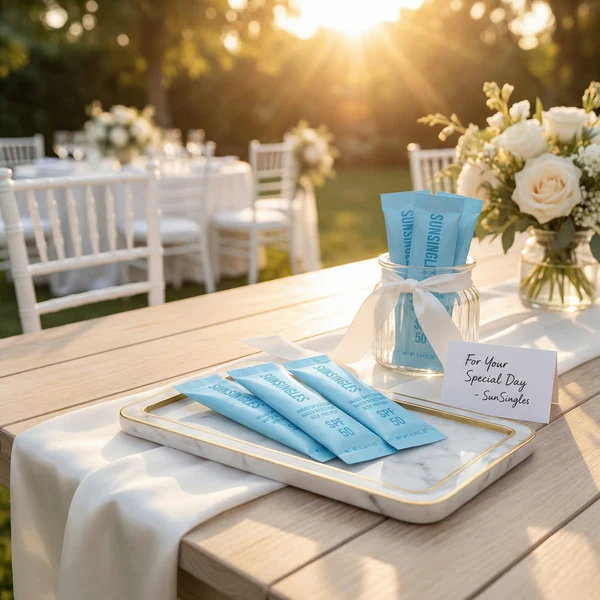Sunscreen Wedding Favors: How to Set Up a Guest Sun Station for Outdoor Weddings