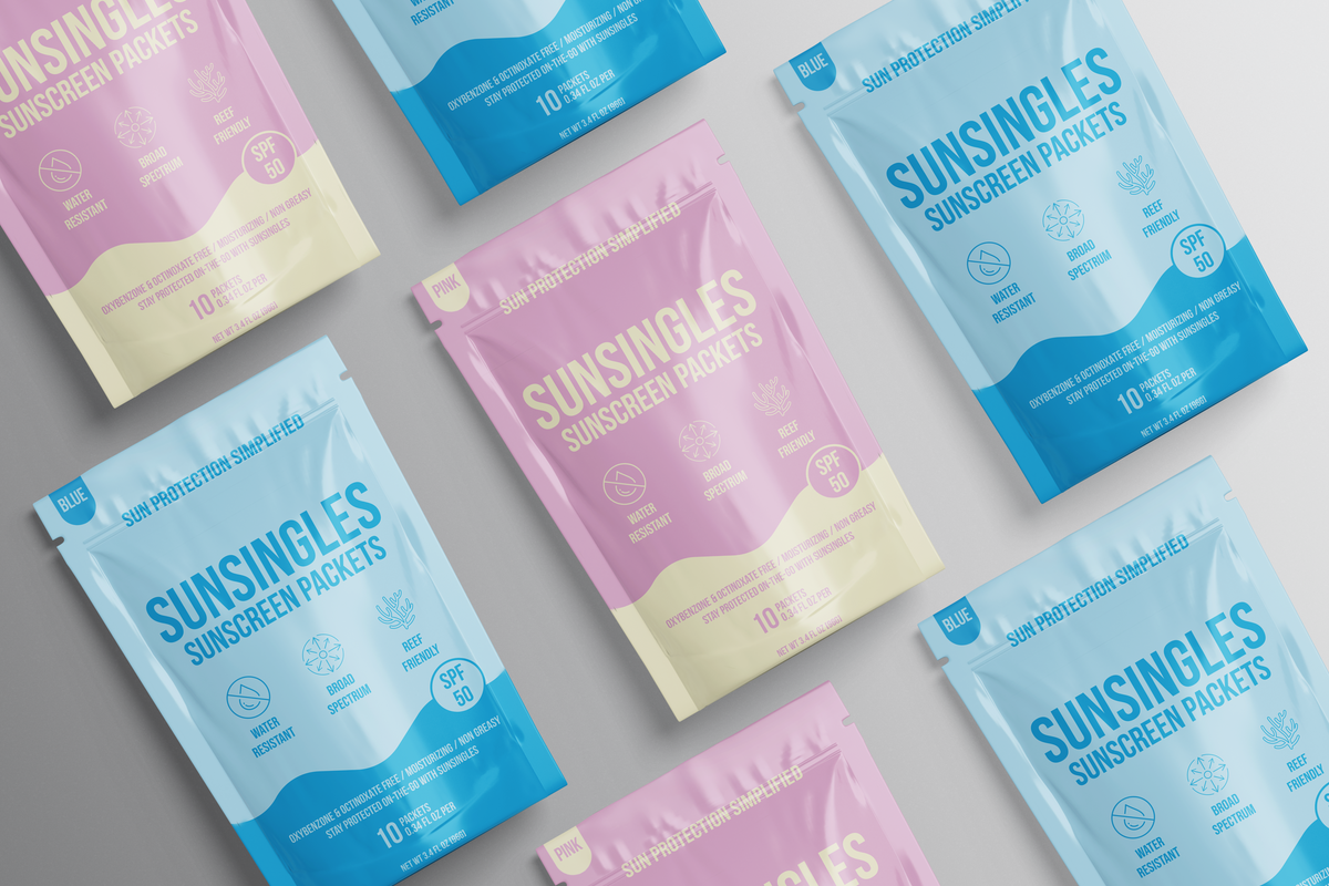 SPF 50 Sunscreen Packets